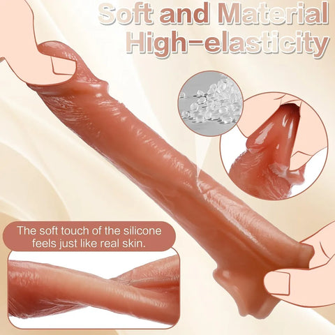 New Soft 6 inches Sleeve Extender Sheath for Men Male Enhancement Extension Sleeve