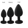 3Pcs Set Luxury Metal Butt Toys Heart Shaped Anal Trainer Jewel Butt Plug Kit S&M Adult Gay Anal Plugs Woman Men Sex Gifts Things for