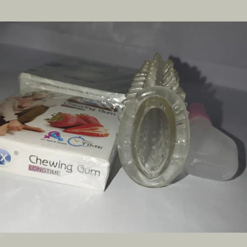Washable Reusable Silicon Crystal Spike Condom with Bubble and Durex Condom