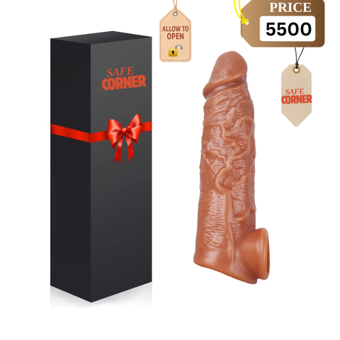 New Soft 6 inches Sleeve Extender Sheath for Men Male Enhancement Extension Sleeve