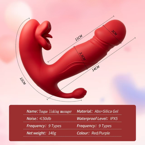 G Spot Vibrator Sex Toys for Women- Adult Female Sex Toy with 10 Flapping & Vibrating & Licking Biting Modes Tongue Toy for Women Clitoral Nipples Sex, Sucking Clit Vibrator Adult Sex Toys & Games