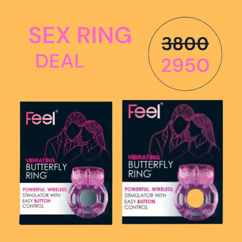 PACK OF 2 VIBRATING RING USA