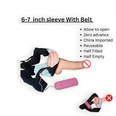 6–7 Inch Wellness Toy with Adjustable Belt and Remote– designed for comfort, control & next-level excitement.✨ Upgrade your confidence